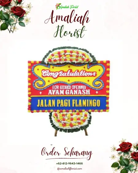 Sewa Papan Bunga Gedung Wanita Bogor